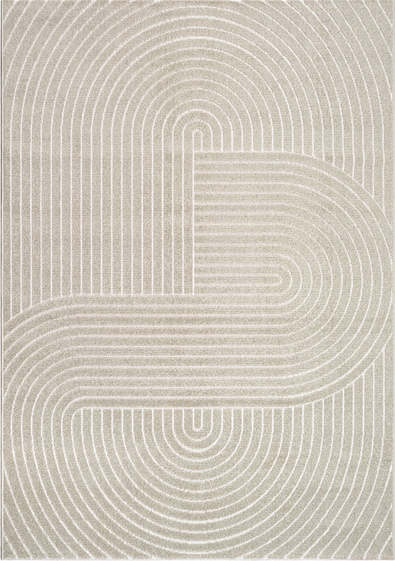Suna 54270 Bej Modern Geometrik Halı