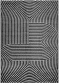 Suna 54900 Antrasit Modern Geometrik Halı