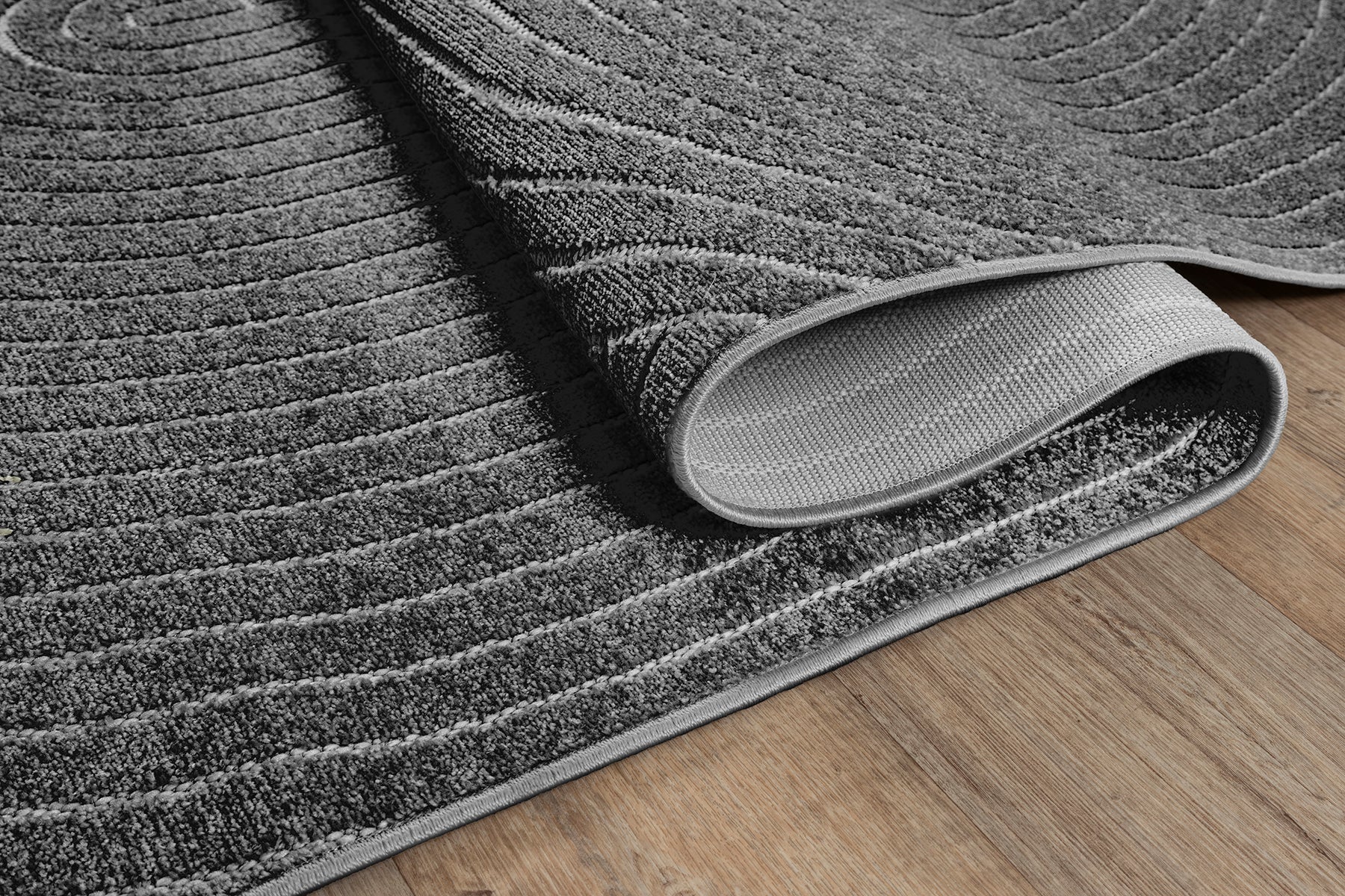 Suna 54900 Antrasit Modern Geometrik Halı