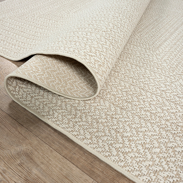 Alya 5167 – Flachgewebe-Teppich in Creme