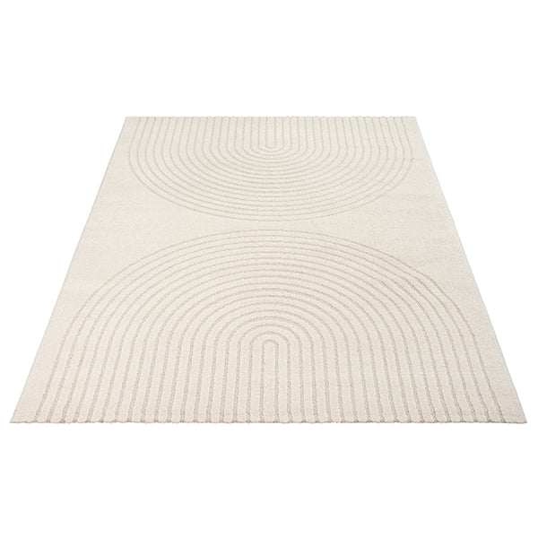 Ayla 2160 – Moderner Teppich in Creme