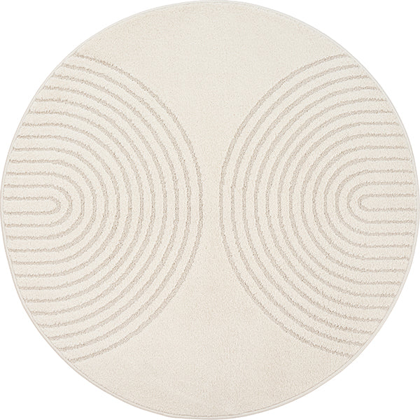 Ayla 2160 – Moderner Teppich in Creme