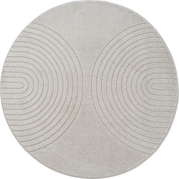 Ayla 2195 – Moderner Teppich in Grau
