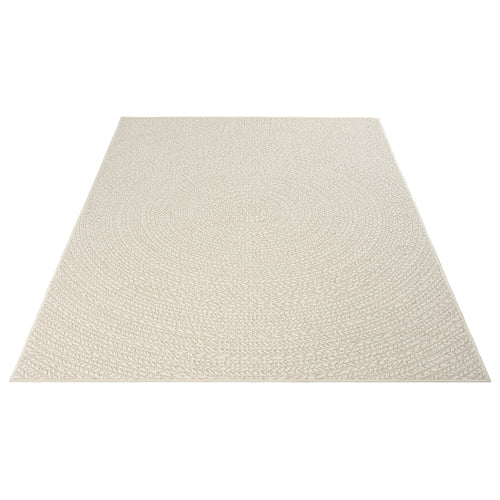 Alya 5168 – Flachgewebe-Teppich in Creme
