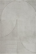 Mina 2295 – Moderner Teppich in Grau