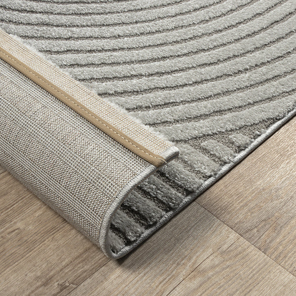 Mina 2295 – Moderner Teppich in Grau