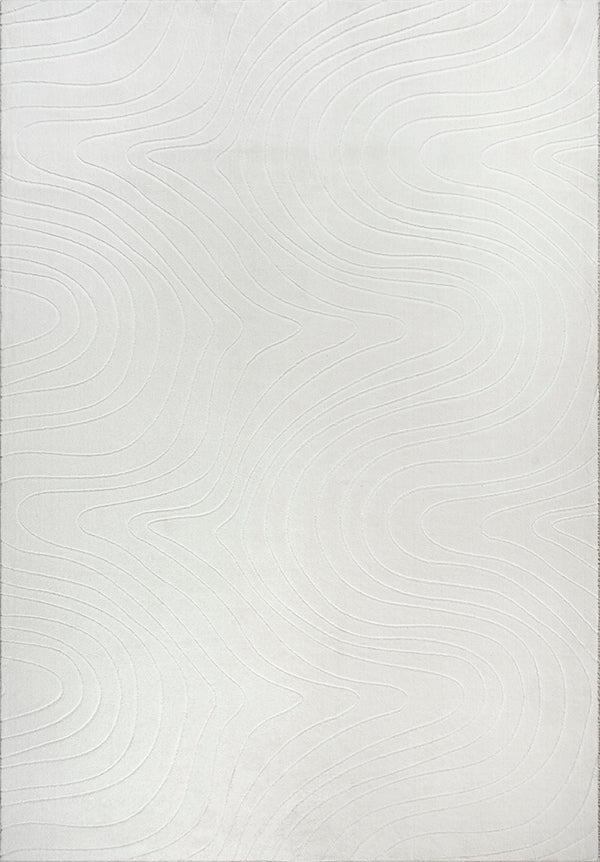 Derin 39761 – Moderner Teppich in Creme