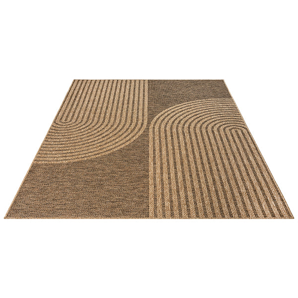 Alya 5183 – Flachgewebe-Teppich in Braun