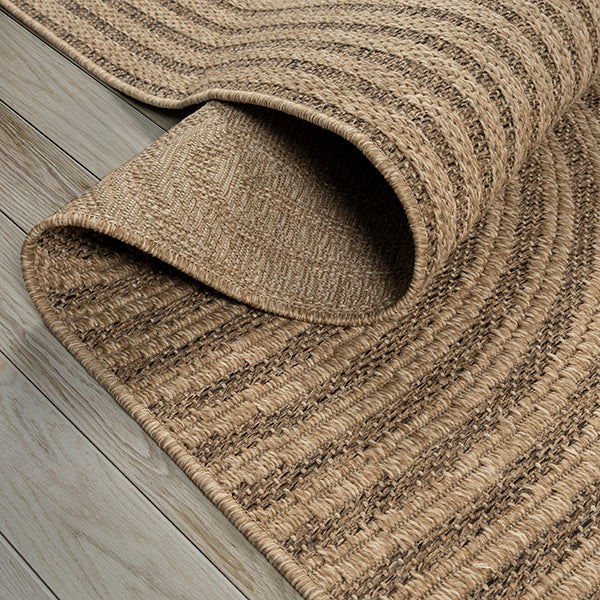 Alya 5183 – Flachgewebe-Teppich in Braun