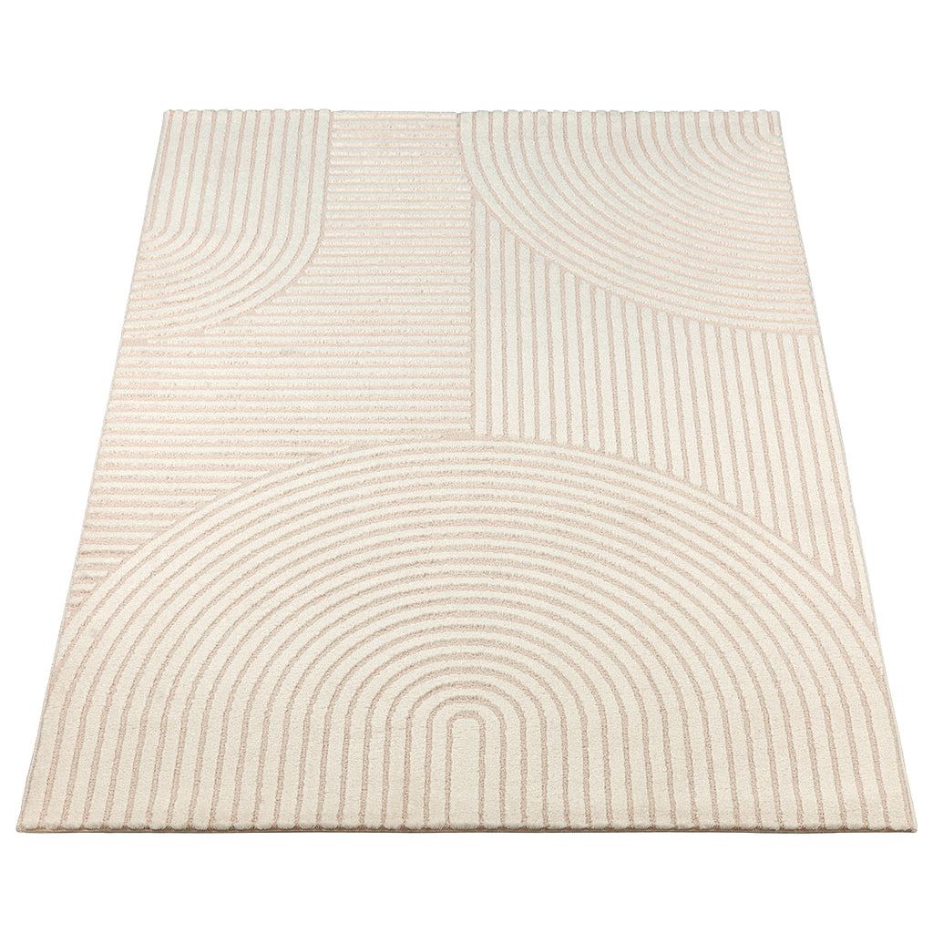 Mina 2271 – Moderner Teppich in Beige