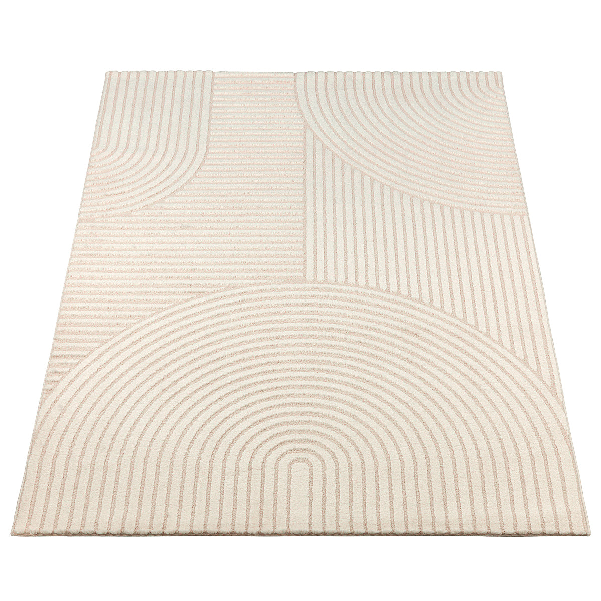 Mina 2271 – Moderner Teppich in Beige