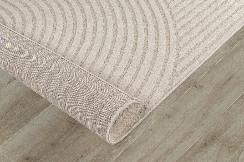 Mina 2271 – Moderner Teppich in Beige