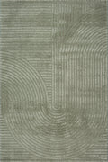 Mina 2240 – Moderner Teppich in Grün