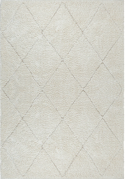Yuma 8360 – Shaggy-Teppich in Creme