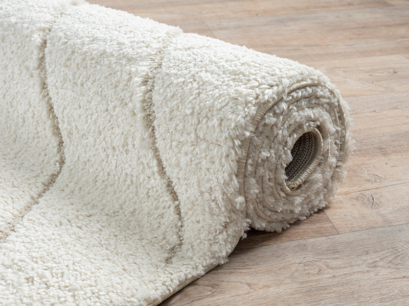 Yuma 8361 – Shaggy-Teppich in Creme