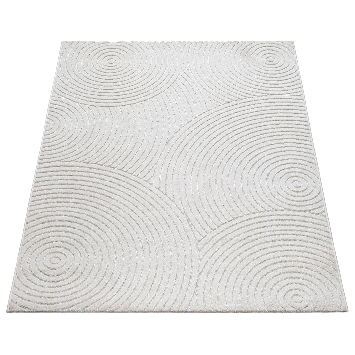 Suna 54261 – Moderner Teppich in Creme