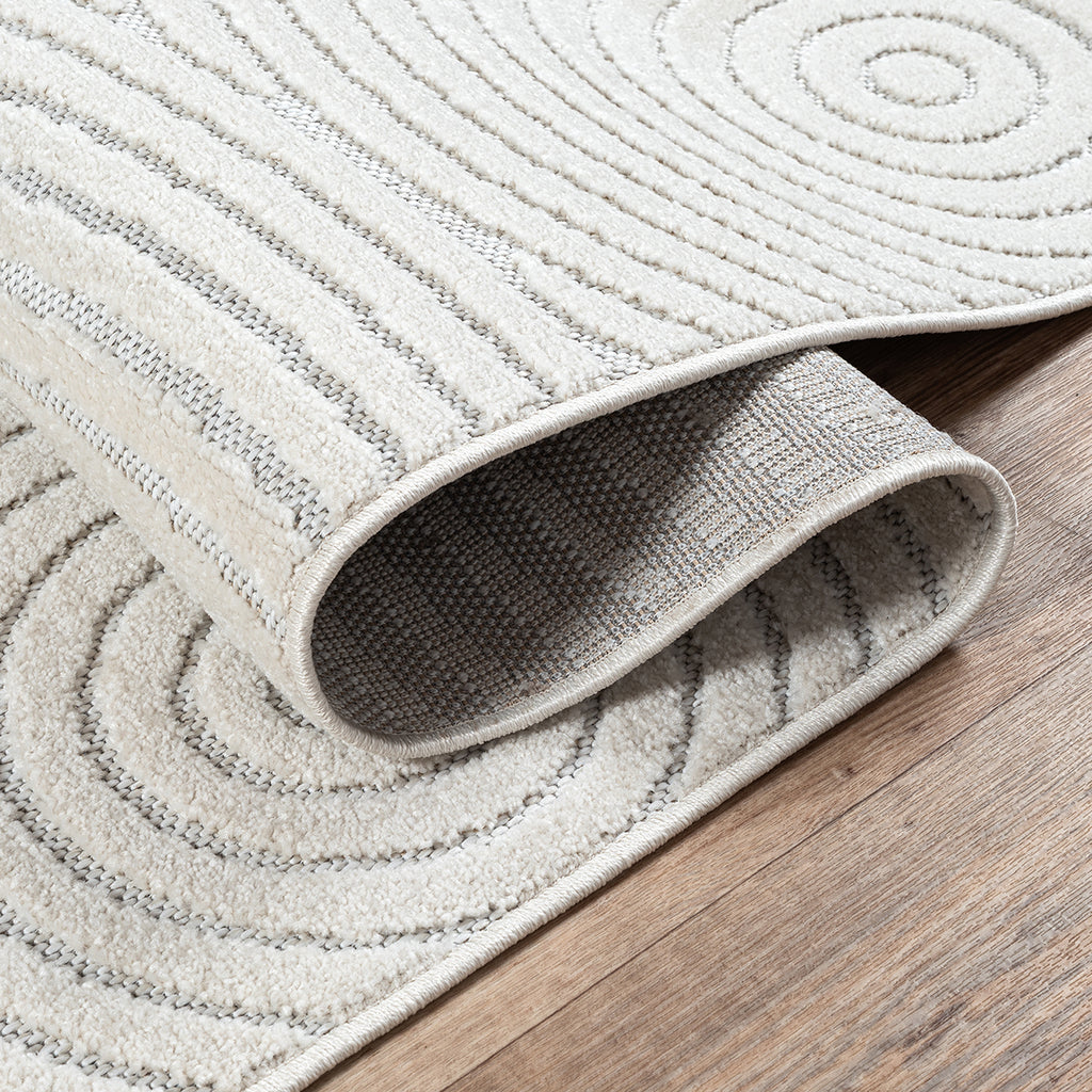 Suna 54261 – Moderner Teppich in Creme