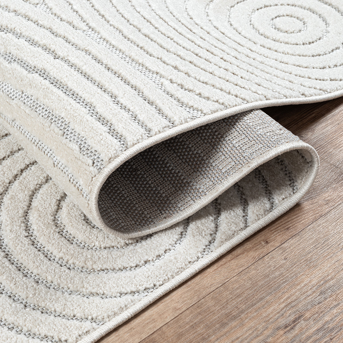 Suna 54261 – Moderner Teppich in Creme