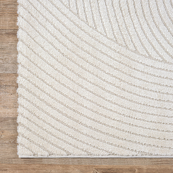 Mina 2162 – Moderner Teppich in Creme