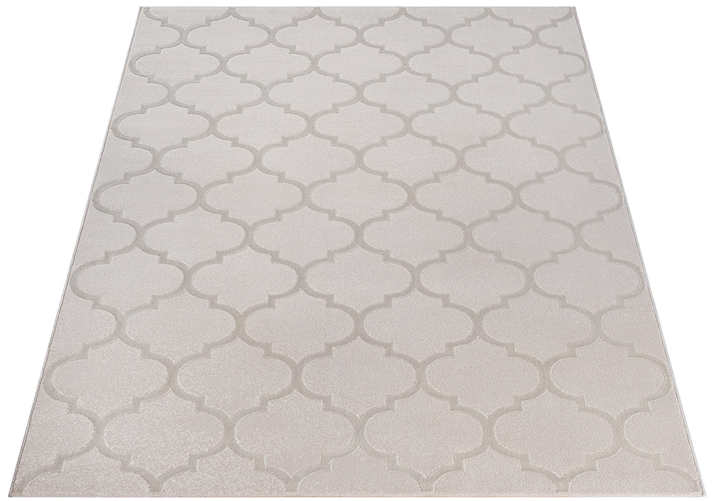 Dila 28760 – Moderner Teppich in Beige