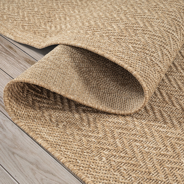 Alya 5170 – Flachgewebe-Teppich in Braun