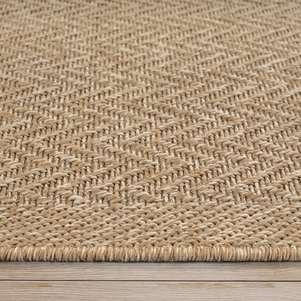 Alya 5170 – Flachgewebe-Teppich in Braun