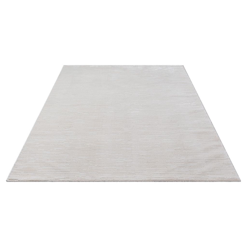 Nira 1962 – Teppich mit Linienmuster in Creme