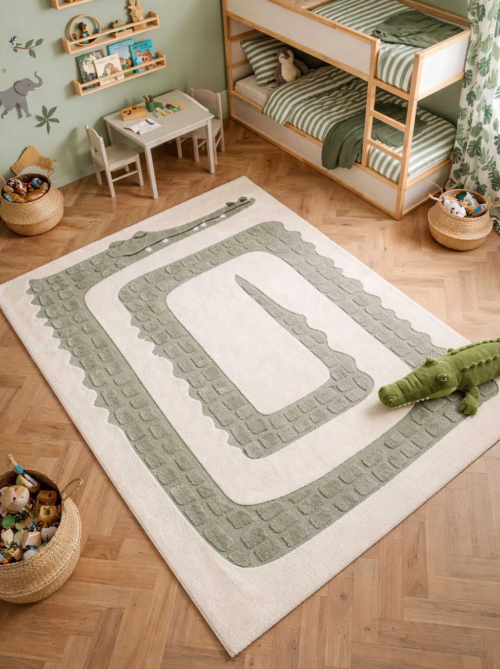 Lili Kids 2461 – Kinderteppich in Creme