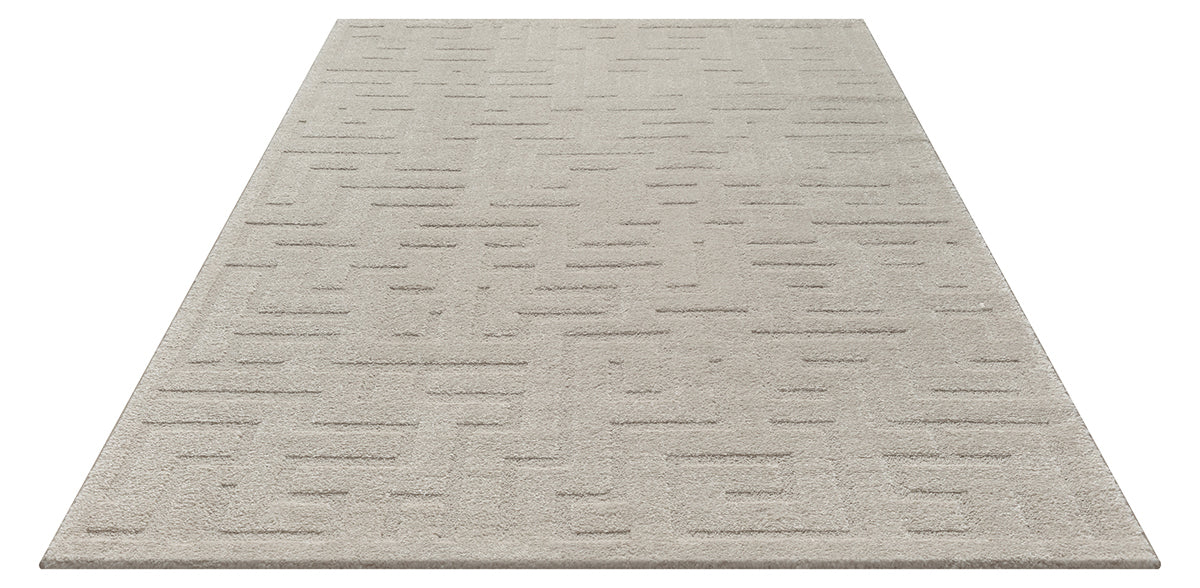 Ayla 2470 – Moderner Teppich in Beige