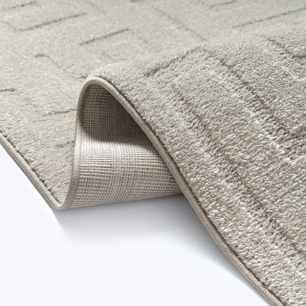 Ayla 2470 – Moderner Teppich in Beige