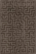 Ayla 2480 – Moderner Teppich in Braun