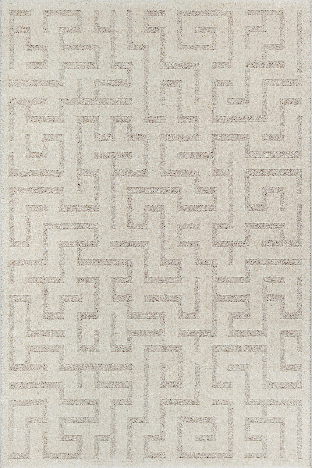 Ayla 2460 – Moderner Teppich in Creme