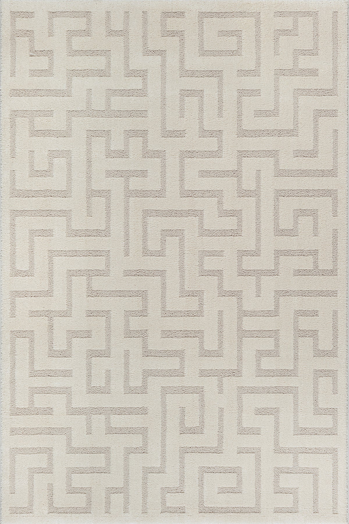 Ayla 2460 – Moderner Teppich in Creme