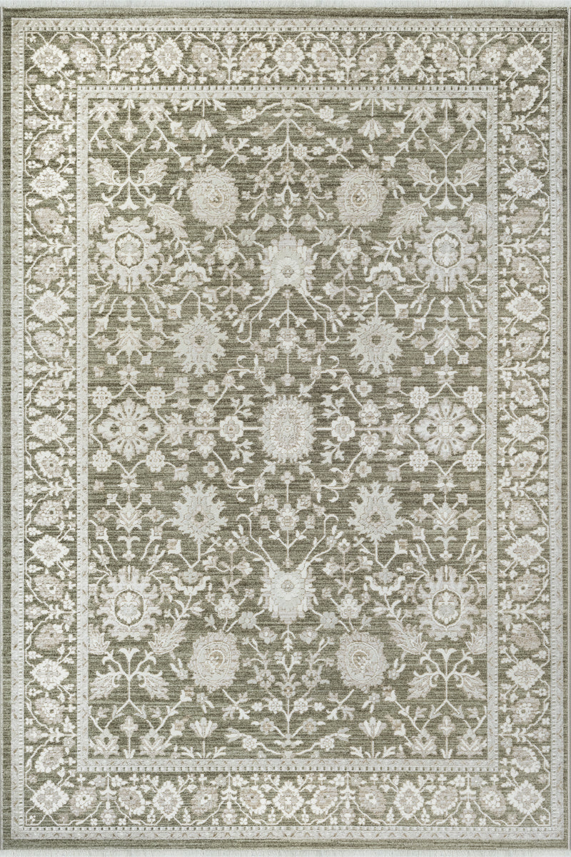 Pelin 52140 – Vintage-Teppich in Grün