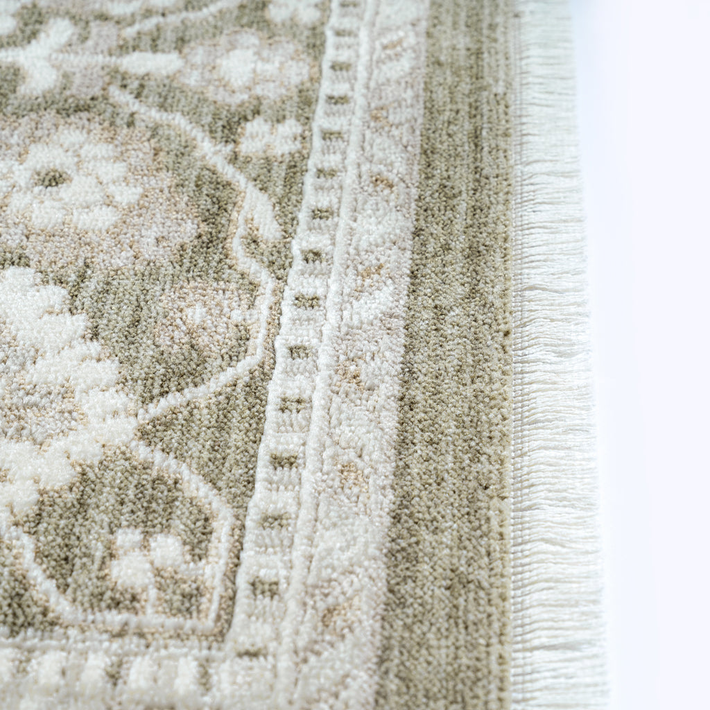 Pelin 52140 – Vintage-Teppich in Grün
