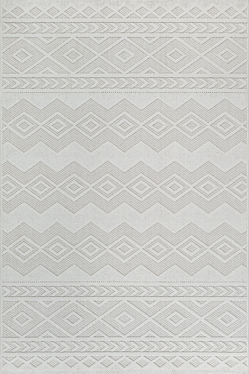 Ebru 7161 – Boho-Teppich in Creme