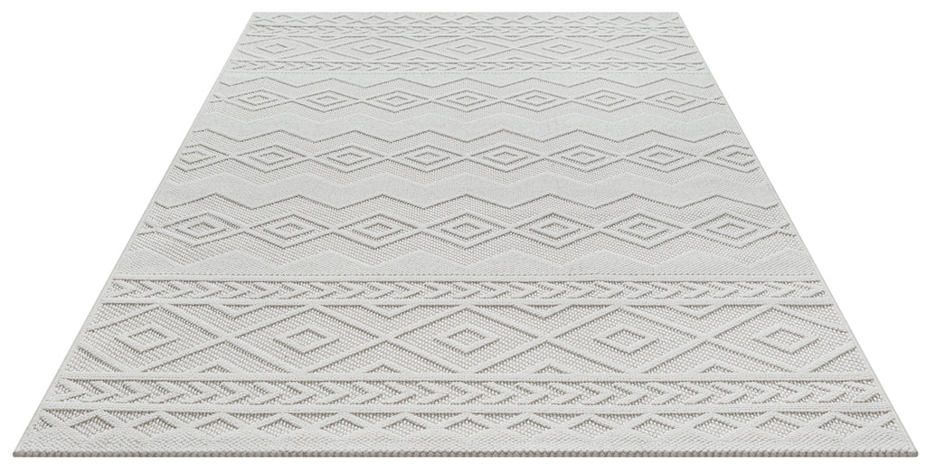 Ebru 7161 – Boho-Teppich in Creme