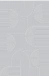 Dila 50495 Gri Geometrik Desenli Halı