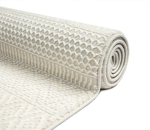 Nira 1260 – Moderner Teppich in Creme