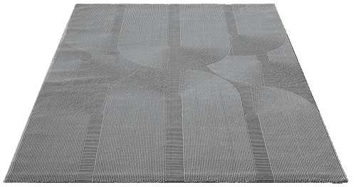 Nira 1995 – Moderner Teppich in Grau
