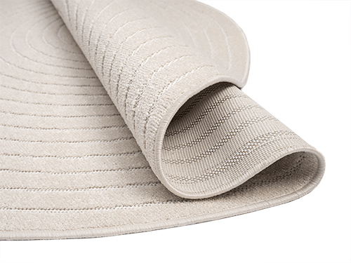Suna 54262 – Runder Teppich in Creme