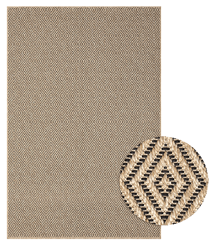 Alya 5179 – Flachgewebe-Teppich in Braun