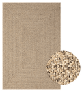 Alya 5178 – Flachgewebe-Teppich in Braun