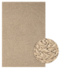 Alya 5180 – Flachgewebe-Teppich in Braun