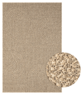 Alya 5181 – Flachgewebe-Teppich in Braun