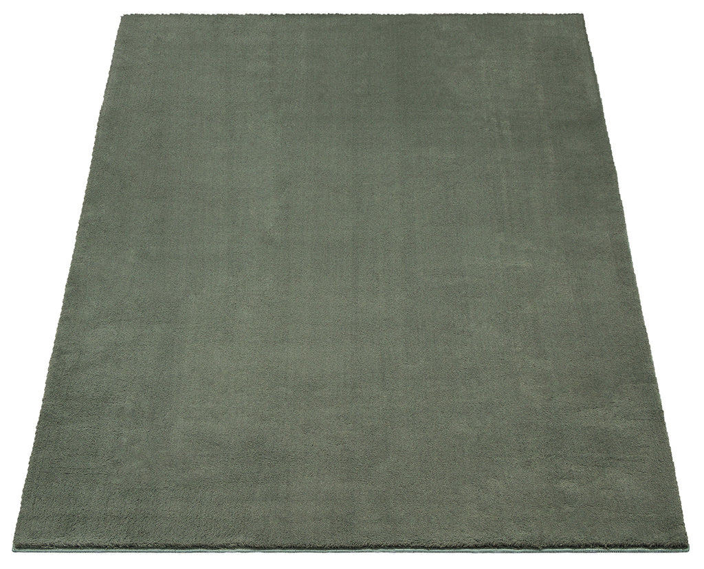 Sena 3746 – Shaggy-Teppich in Waldgrün