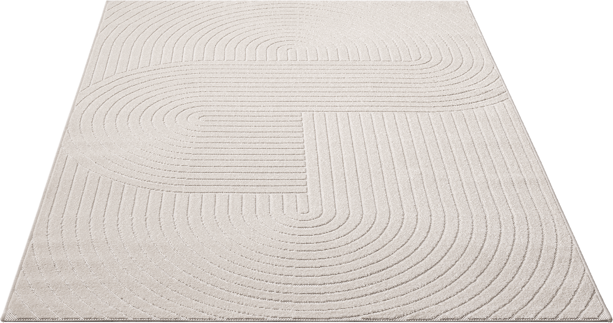 Suna 54260 Krem Modern Geometrik Halı