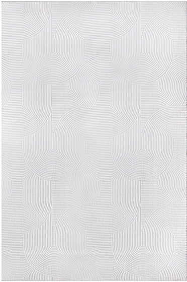 Derin 39063 – Moderner Teppich in Ecru