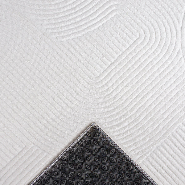 Derin 39063 – Moderner Teppich in Ecru