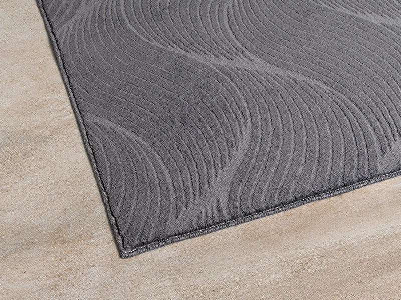 Derin 39300 – Moderner Teppich in Anthrazit